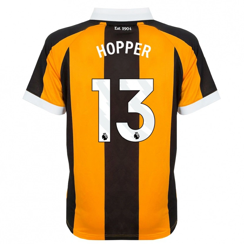 Danxen Criança Camisola Jake Hopper #13 Laranja Preto Branco Principal 2026/27 Camisa Brasil