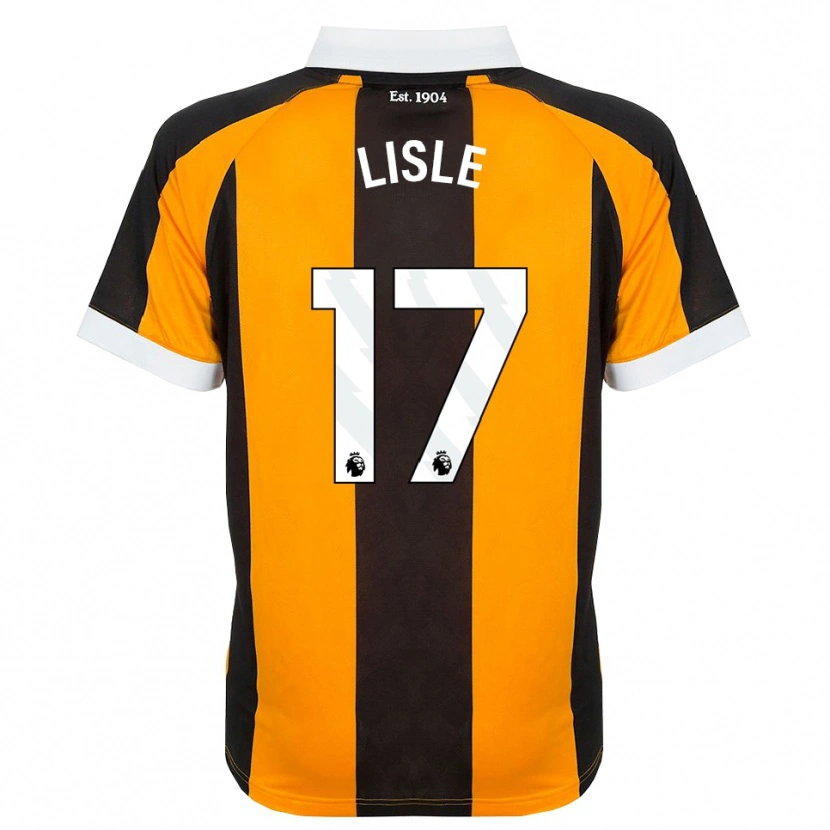 Danxen Criança Camisola Mary Lisle #17 Laranja Preto Branco Principal 2026/27 Camisa Brasil
