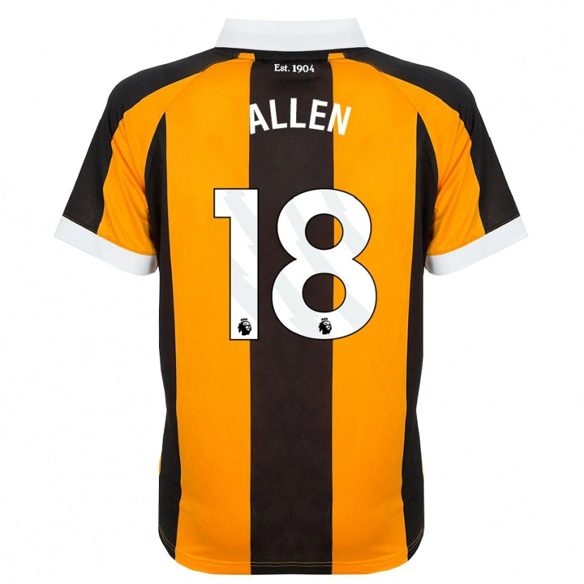 Danxen Criança Camisola Aaliyah Allen #18 Laranja Preto Branco Principal 2026/27 Camisa Brasil