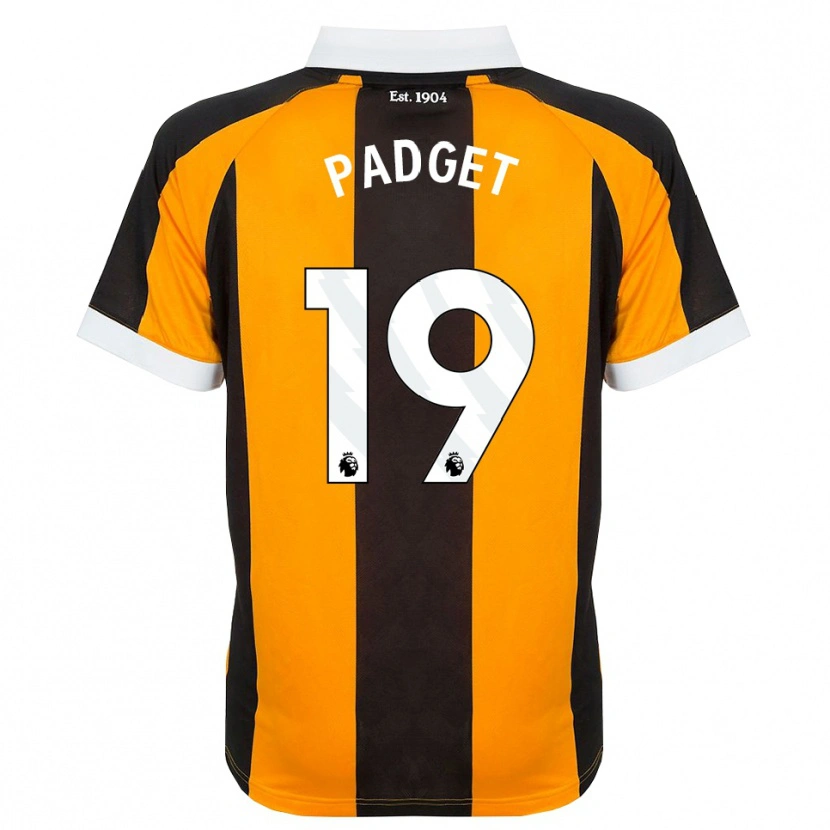 Danxen Criança Camisola Bethany Padget #19 Laranja Preto Branco Principal 2026/27 Camisa Brasil