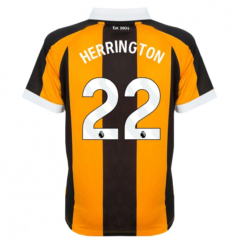 Danxen Criança Camisola Lucas Herrington #22 Laranja Preto Branco Principal 2026/27 Camisa Brasil