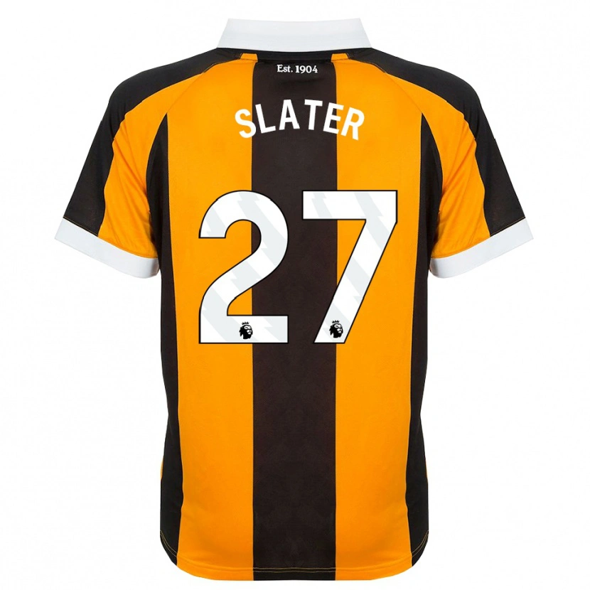 Danxen Criança Camisola Regan Slater #27 Laranja Preto Branco Principal 2026/27 Camisa Brasil