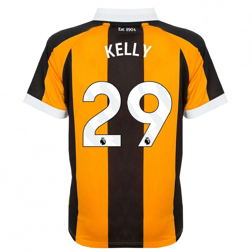 Danxen Criança Camisola Ace Kelly #29 Laranja Preto Branco Principal 2026/27 Camisa Brasil