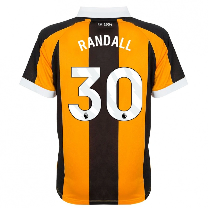 Danxen Criança Camisola Jennifer Randall #30 Laranja Preto Branco Principal 2026/27 Camisa Brasil