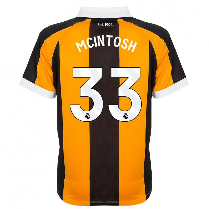 Danxen Criança Camisola Lucy Mcintosh #33 Laranja Preto Branco Principal 2026/27 Camisa Brasil