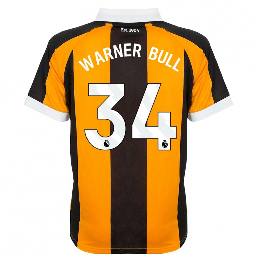 Danxen Criança Camisola Lucy Warner-Bull #34 Laranja Preto Branco Principal 2026/27 Camisa Brasil