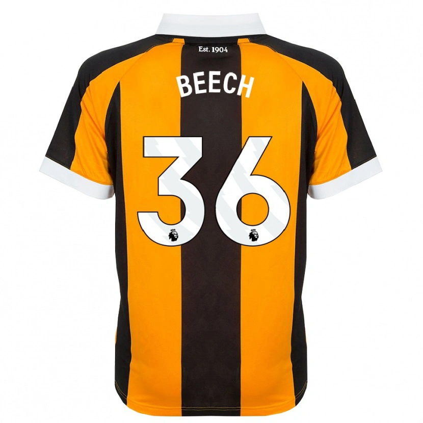Danxen Criança Camisola Amy Beech #36 Laranja Preto Branco Principal 2026/27 Camisa Brasil