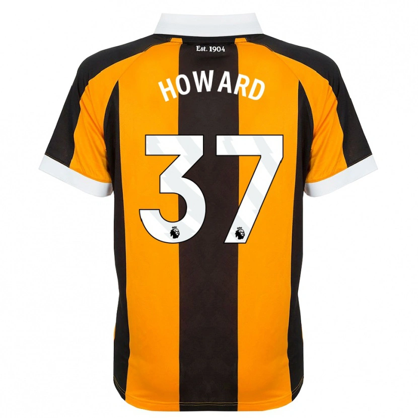 Danxen Criança Camisola Scarlet Howard #37 Laranja Preto Branco Principal 2026/27 Camisa Brasil