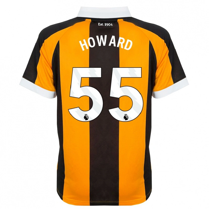 Danxen Criança Camisola Archie Howard #55 Laranja Preto Branco Principal 2026/27 Camisa Brasil