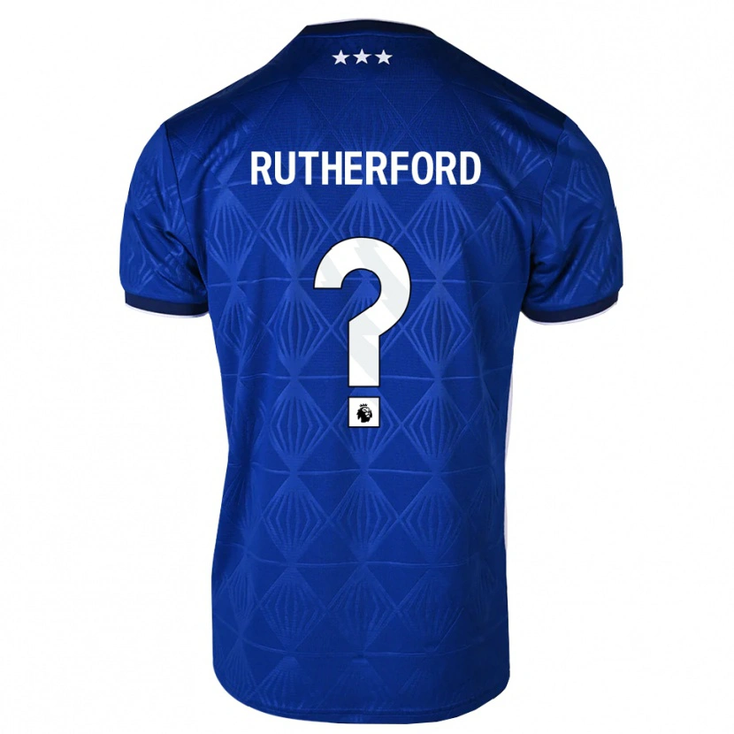 Danxen Criança Camisola Ella Rutherford #0 Azul Médio Branco Vermelho Principal 2026/27 Camisa Brasil