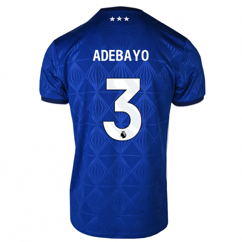 Danxen Criança Camisola Praise Adebayo #3 Azul Médio Branco Vermelho Principal 2026/27 Camisa Brasil