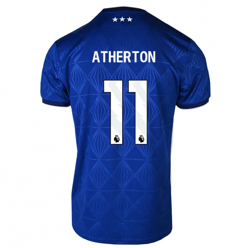 Danxen Criança Camisola Chris Atherton #11 Azul Médio Branco Vermelho Principal 2026/27 Camisa Brasil