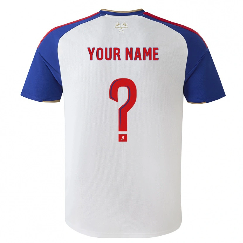 Danxen Criança Camisola Seu Nome #0 Azul Real Vermelho Branco Principal 2026/27 Camisa Brasil