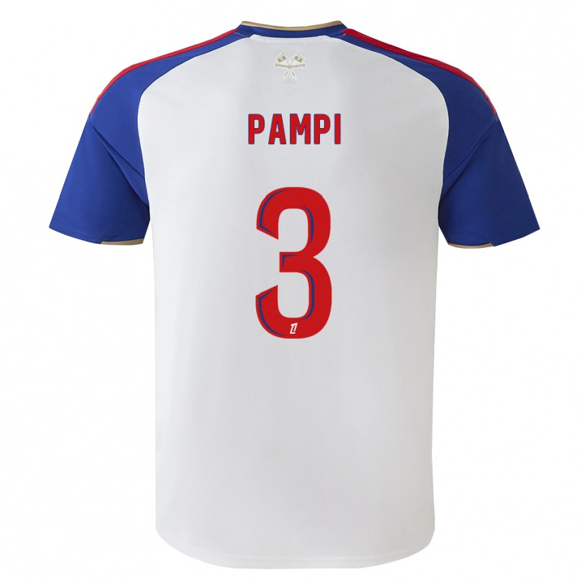 Danxen Criança Camisola Emanuel Pampi #3 Azul Real Vermelho Branco Principal 2026/27 Camisa Brasil