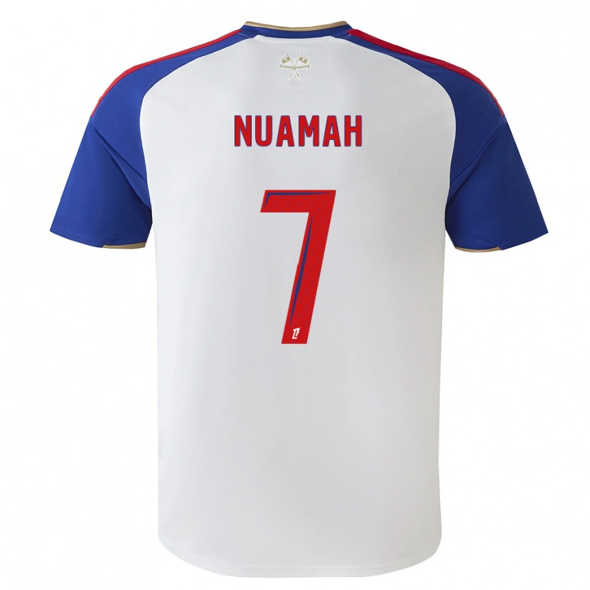 Danxen Criança Camisola Ernest Nuamah #7 Azul Real Vermelho Branco Principal 2026/27 Camisa Brasil