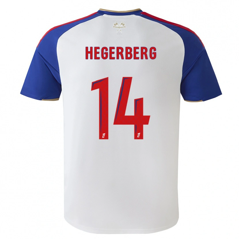 Danxen Criança Camisola Ada Hegerberg #14 Azul Real Vermelho Branco Principal 2026/27 Camisa Brasil