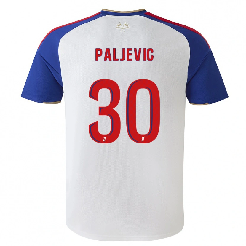 Danxen Criança Camisola Alyssia Paljevic #30 Azul Real Vermelho Branco Principal 2026/27 Camisa Brasil
