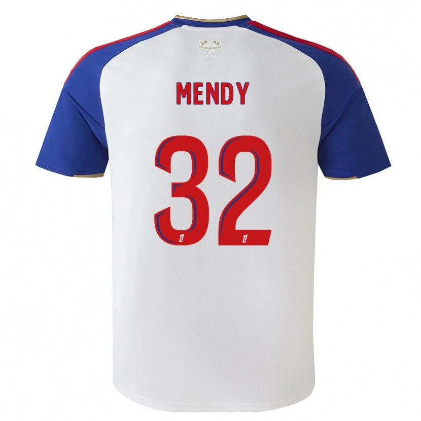 Danxen Criança Camisola Maeline Mendy #32 Azul Real Vermelho Branco Principal 2026/27 Camisa Brasil