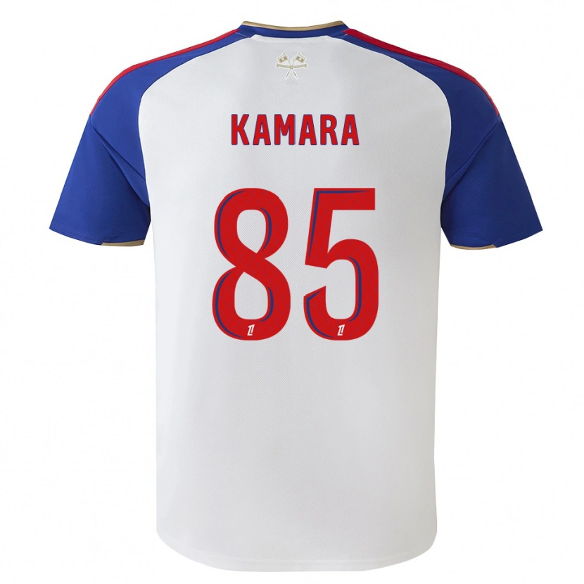 Danxen Criança Camisola Noham Kamara #85 Azul Real Vermelho Branco Principal 2026/27 Camisa Brasil