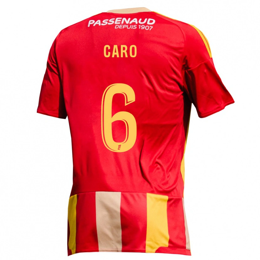 Danxen Criança Camisola Titouan Caro #6 Amarelo Vermelho Verde Principal 2026/27 Camisa Brasil