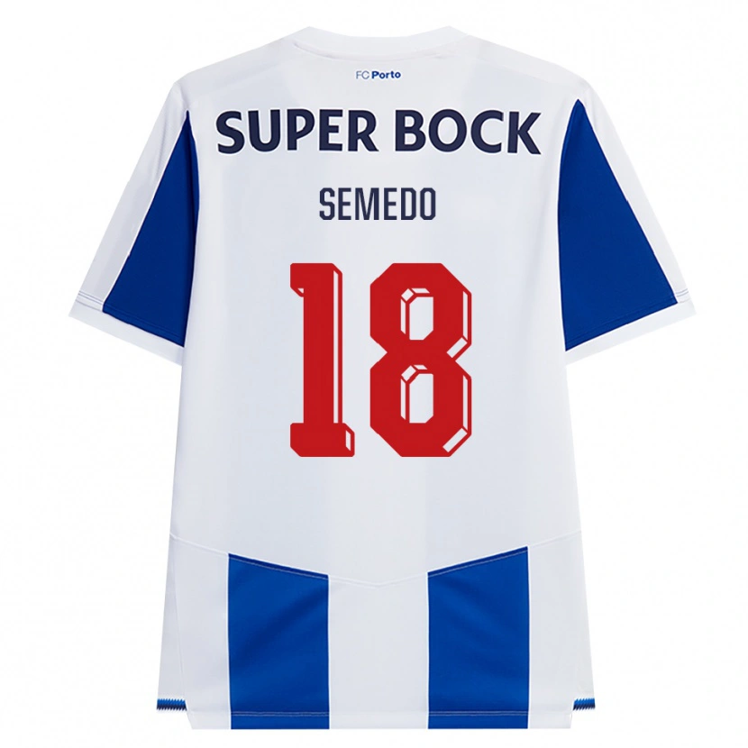 Danxen Criança Camisola Adriana Semedo #18 Azul Branco Vermelho Principal 2026/27 Camisa Brasil