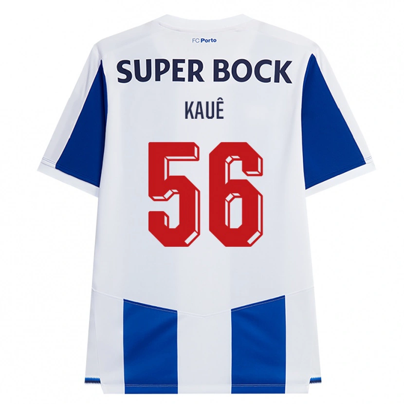Danxen Criança Camisola Kauê Rodrigues Pessanha #56 Azul Branco Vermelho Principal 2026/27 Camisa Brasil