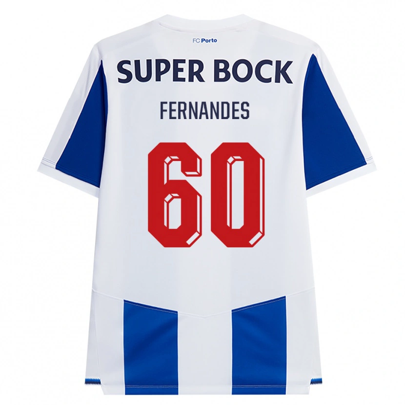 Danxen Criança Camisola Francisco Fernandes #60 Azul Branco Vermelho Principal 2026/27 Camisa Brasil