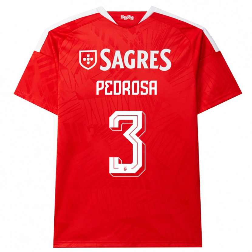 Danxen Criança Camisola Tomás Pedrosa #3 Vermelho Branco Amarelo Principal 2026/27 Camisa Brasil