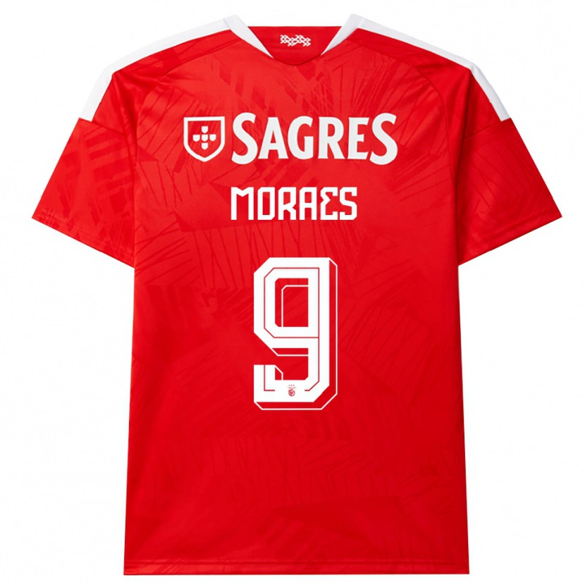 Danxen Criança Camisola Luca Moraes #9 Vermelho Branco Amarelo Principal 2026/27 Camisa Brasil