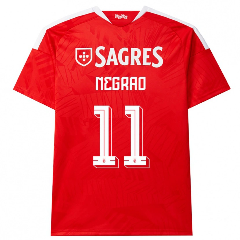 Danxen Criança Camisola Maria Negrao #11 Vermelho Branco Amarelo Principal 2026/27 Camisa Brasil