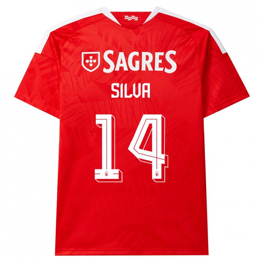Danxen Criança Camisola Gonçalo Silva #14 Vermelho Branco Amarelo Principal 2026/27 Camisa Brasil