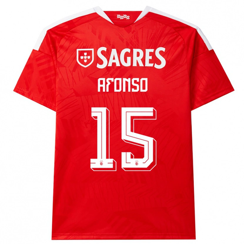 Danxen Criança Camisola Guilherme Afonso #15 Vermelho Branco Amarelo Principal 2026/27 Camisa Brasil