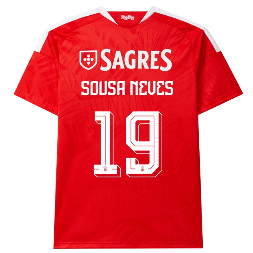 Danxen Criança Camisola Dilan Neves #19 Vermelho Branco Amarelo Principal 2026/27 Camisa Brasil