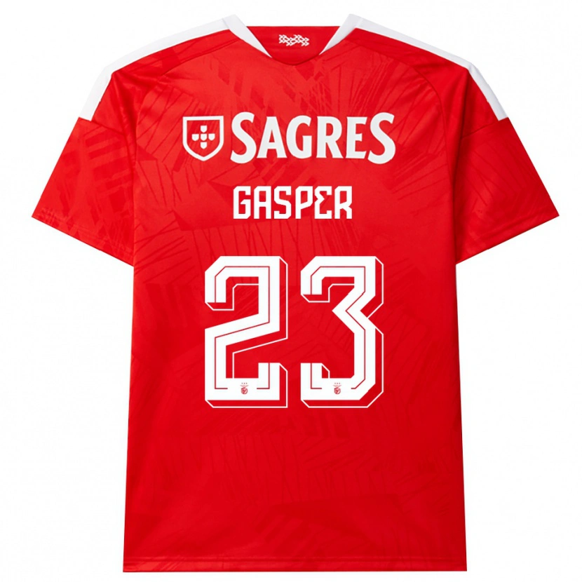 Danxen Criança Camisola Anna Gasper #23 Vermelho Branco Amarelo Principal 2026/27 Camisa Brasil