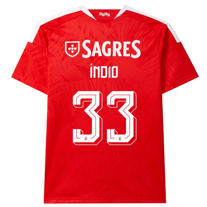 Danxen Criança Camisola Gabriel Índio #33 Vermelho Branco Amarelo Principal 2026/27 Camisa Brasil