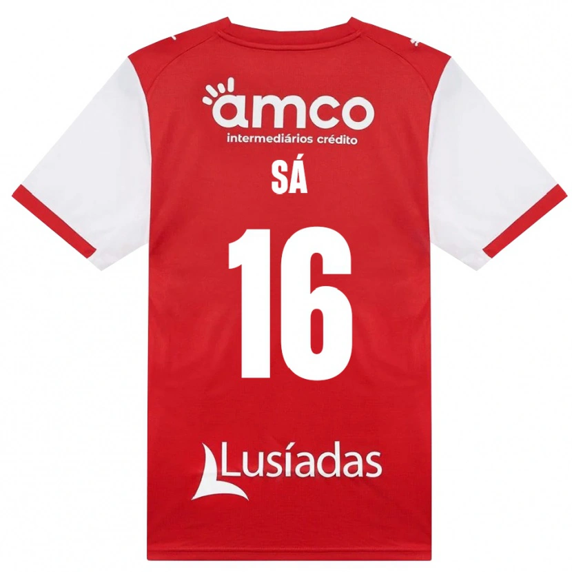 Danxen Criança Camisola Alex Sá #16 Branco Vermelho Preto Principal 2026/27 Camisa Brasil