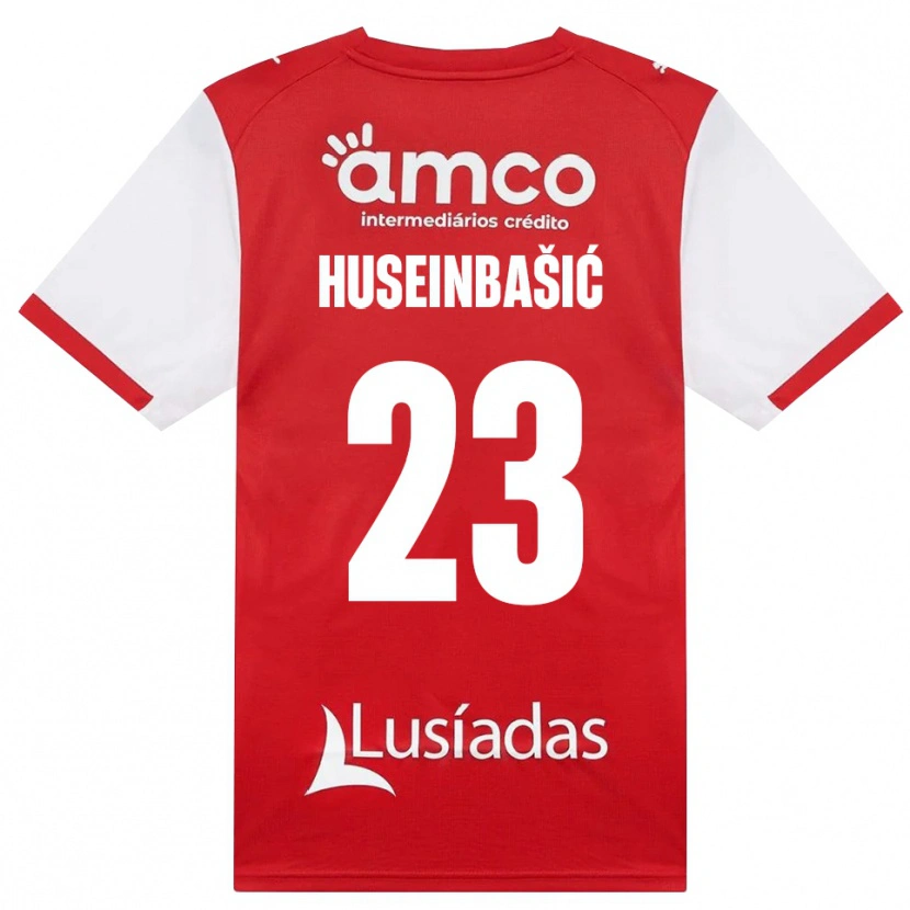 Danxen Criança Camisola Denis Huseinbasic #23 Branco Vermelho Preto Principal 2026/27 Camisa Brasil