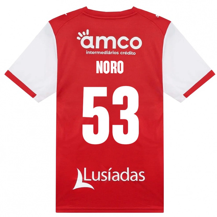 Danxen Criança Camisola Jonatás Noro #53 Branco Vermelho Preto Principal 2026/27 Camisa Brasil