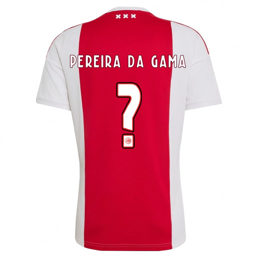 Danxen Criança Camisola Haniel Pereira Da Gama #0 Vermelho Branco Amarelo Principal 2026/27 Camisa Brasil