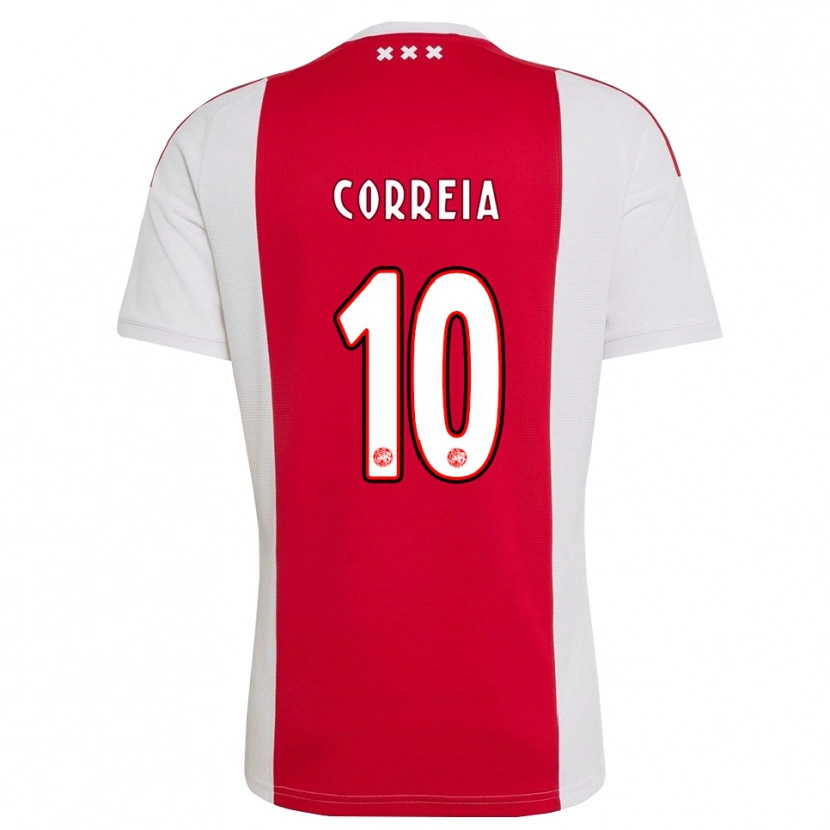 Danxen Criança Camisola Tim Correia #10 Vermelho Branco Amarelo Principal 2026/27 Camisa Brasil
