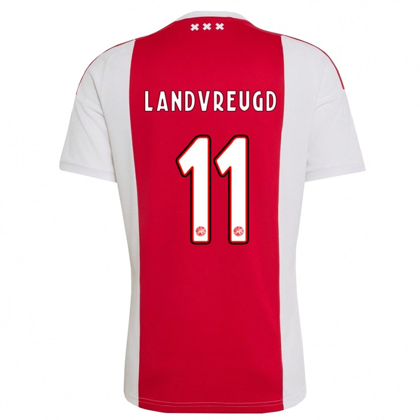 Danxen Criança Camisola Nafairon Landvreugd #11 Vermelho Branco Amarelo Principal 2026/27 Camisa Brasil