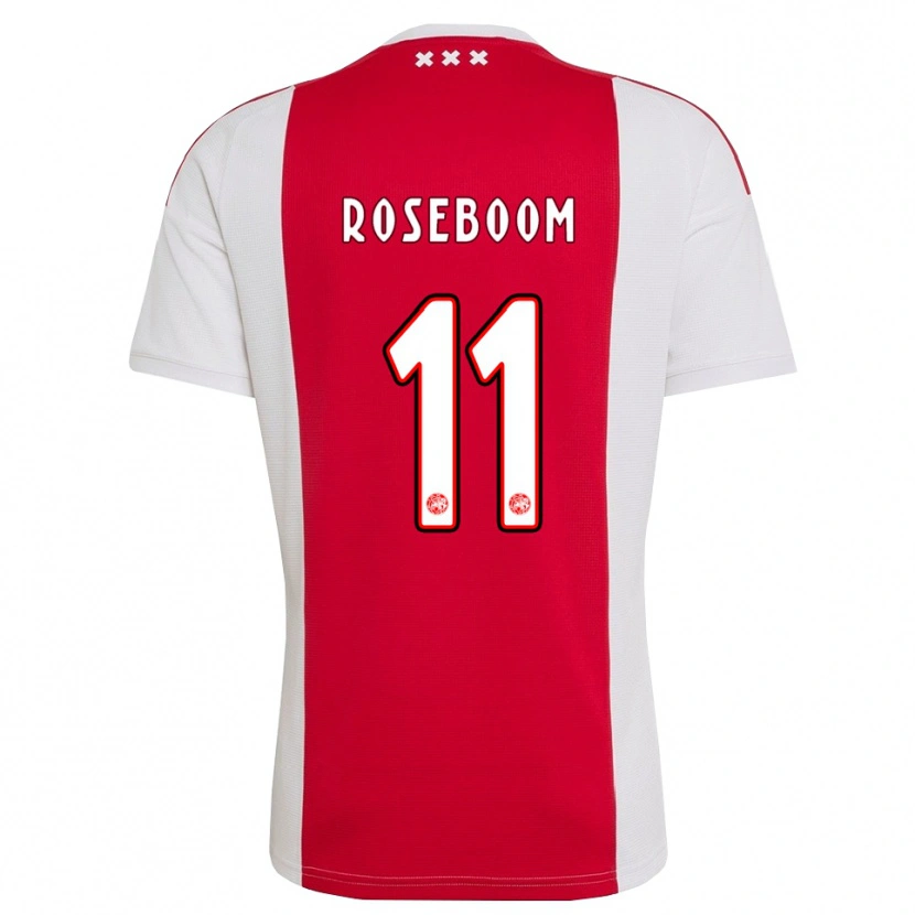 Danxen Criança Camisola Youri Roseboom #11 Vermelho Branco Amarelo Principal 2026/27 Camisa Brasil