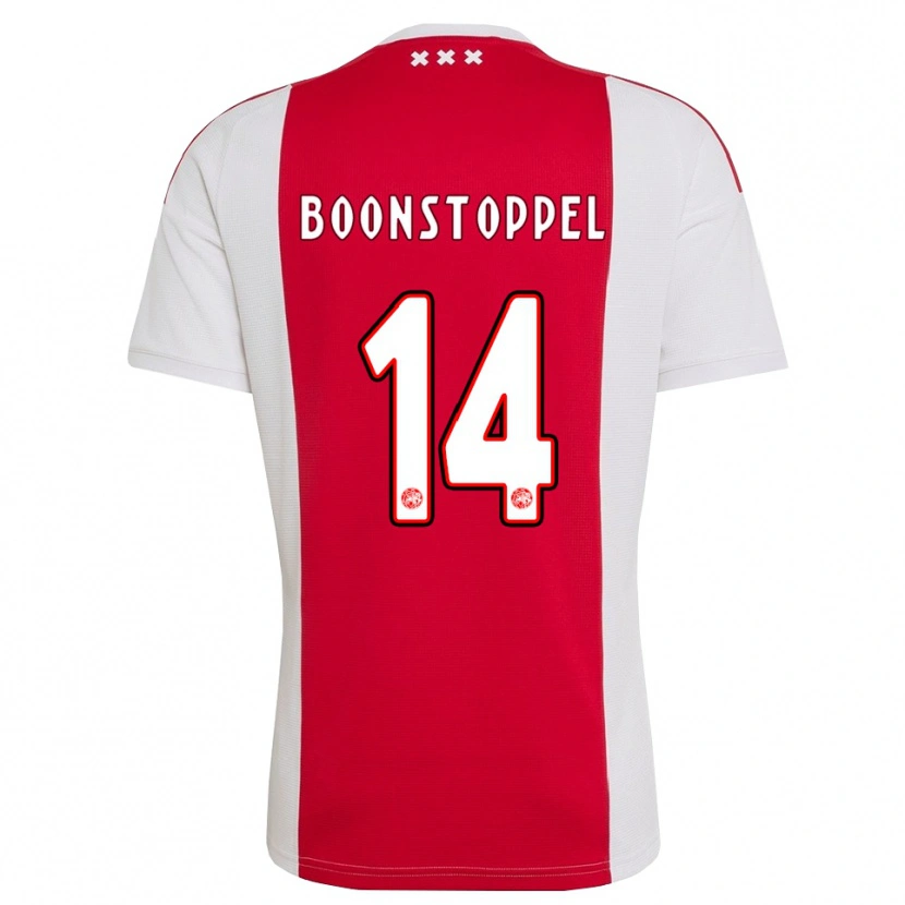 Danxen Criança Camisola Jesse Boonstoppel #14 Vermelho Branco Amarelo Principal 2026/27 Camisa Brasil