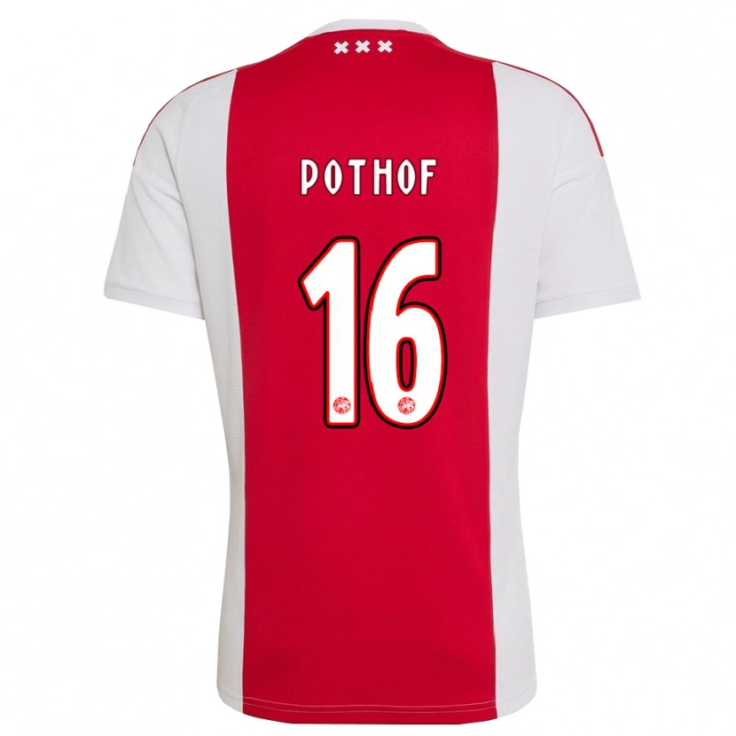 Danxen Criança Camisola Isa Pothof #16 Vermelho Branco Amarelo Principal 2026/27 Camisa Brasil