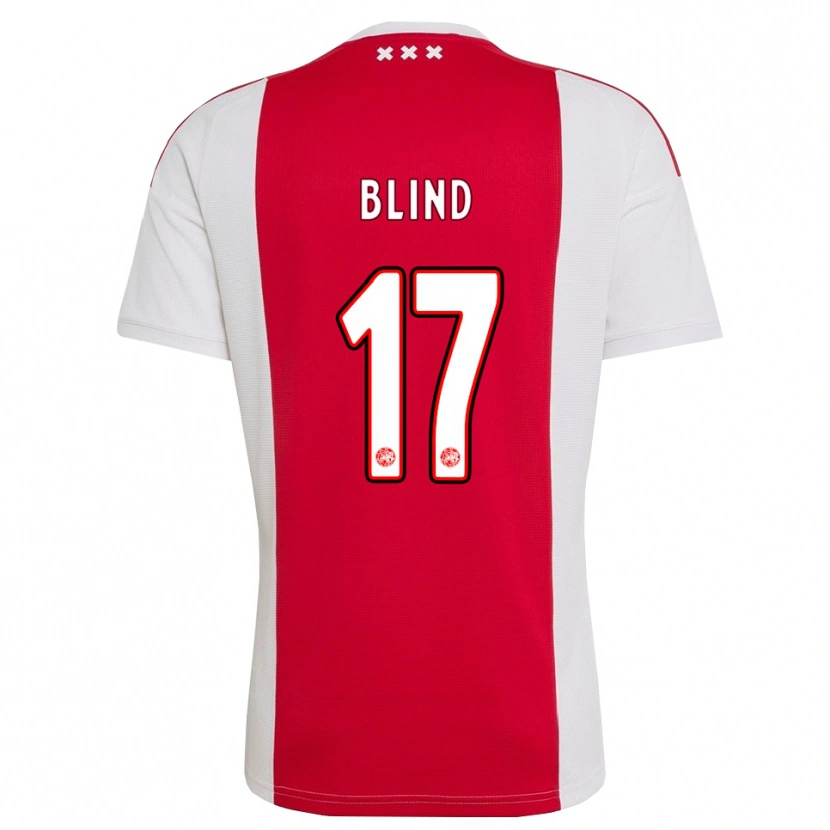 Danxen Criança Camisola Daley Blind #17 Vermelho Branco Amarelo Principal 2026/27 Camisa Brasil