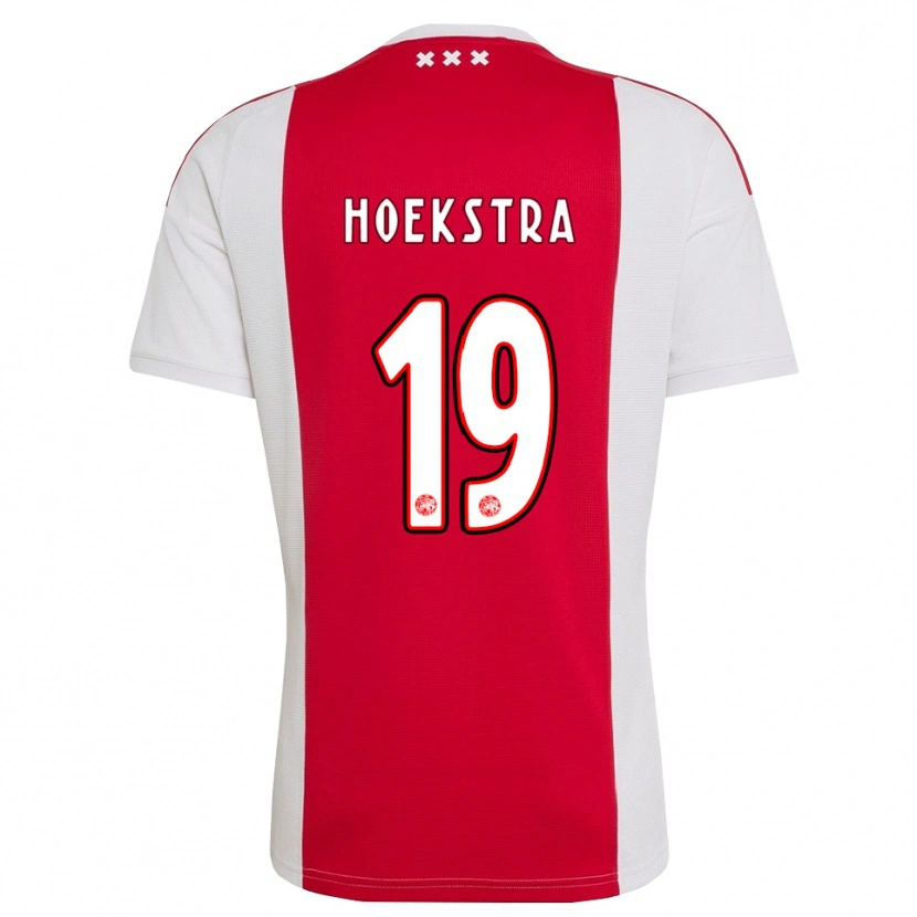 Danxen Criança Camisola Tiny Hoekstra #19 Vermelho Branco Amarelo Principal 2026/27 Camisa Brasil