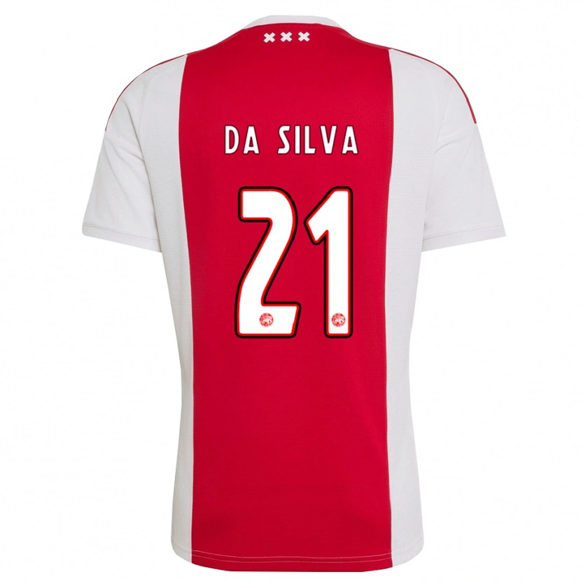Danxen Criança Camisola Paulo Da Silva #21 Vermelho Branco Amarelo Principal 2026/27 Camisa Brasil