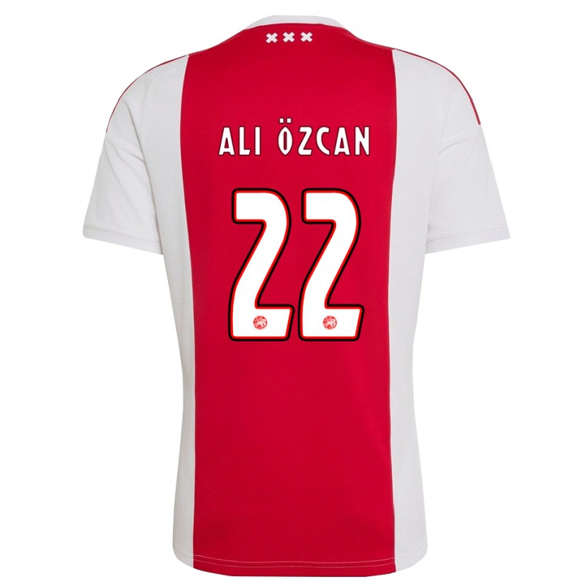 Danxen Criança Camisola Akın Ali Özcan #22 Vermelho Branco Amarelo Principal 2026/27 Camisa Brasil