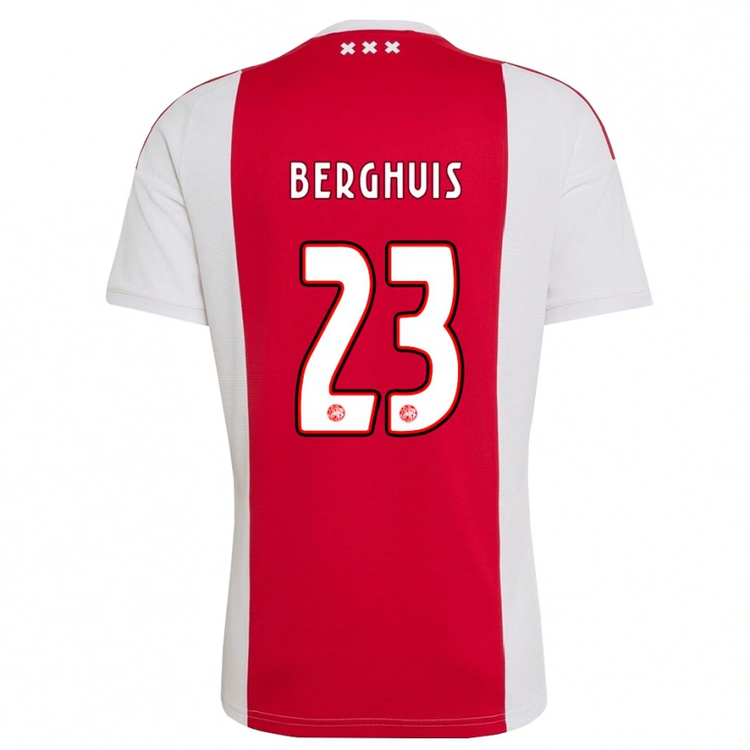Danxen Criança Camisola Steven Berghuis #23 Vermelho Branco Amarelo Principal 2026/27 Camisa Brasil