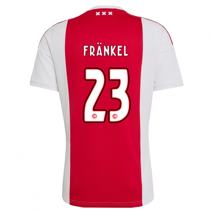 Danxen Criança Camisola Leroy Fränkel #23 Vermelho Branco Amarelo Principal 2026/27 Camisa Brasil